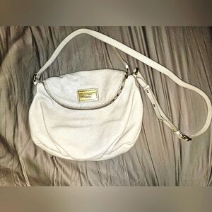 Marc by Marc Jacobs Women’s Natasha Crossbody Bag Genuine Leather Off White
